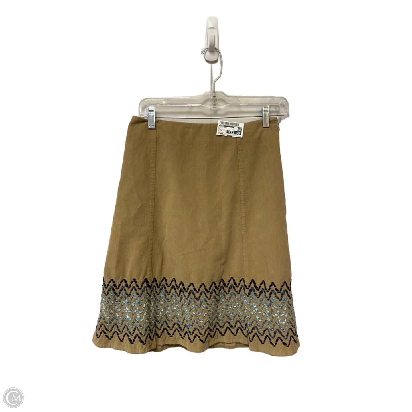 Skirt Midi By Boden In Tan, Size: 6