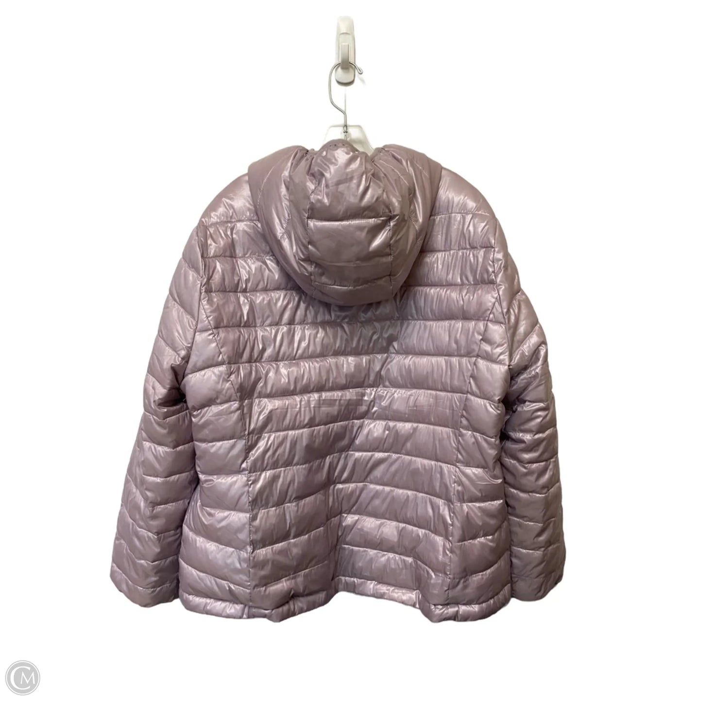 Jacket Puffer & Quilted By Andrew Marc In Pink, Size: 1x