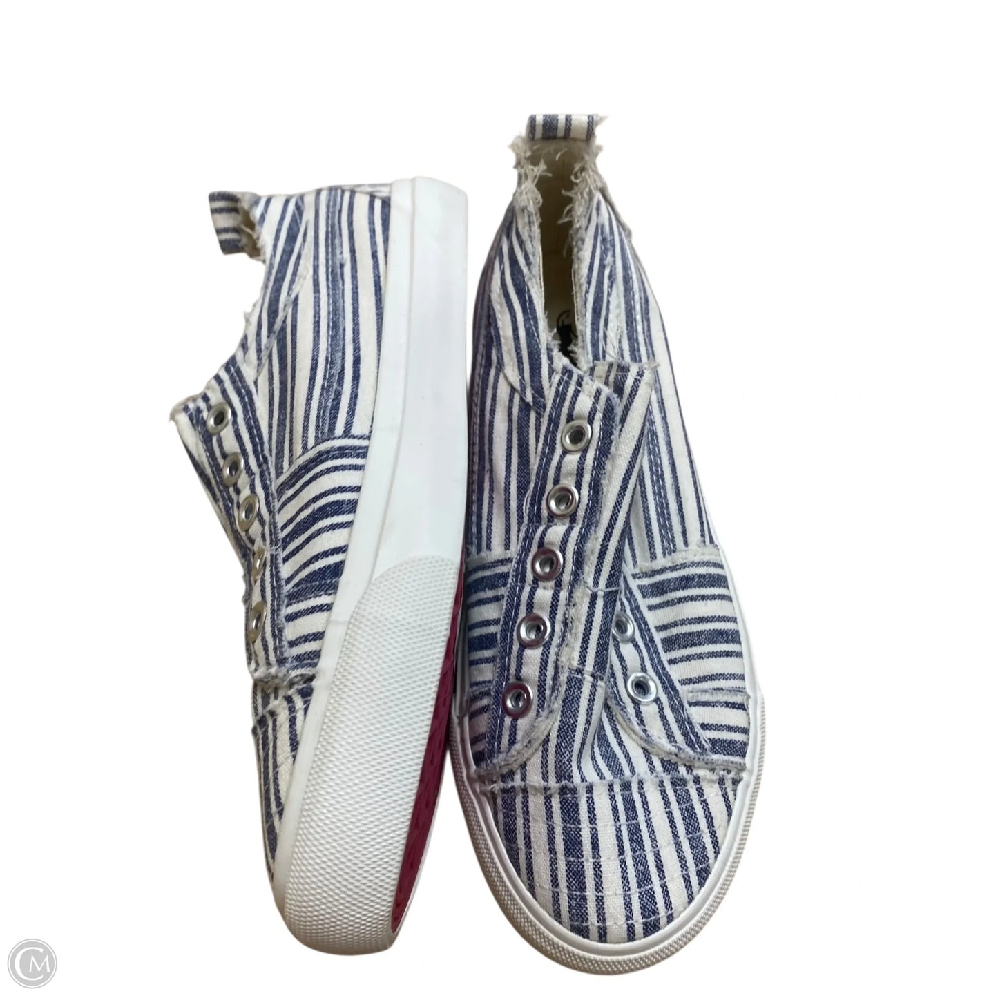 Shoes Flats By Corkys In Striped Pattern, Size: 6