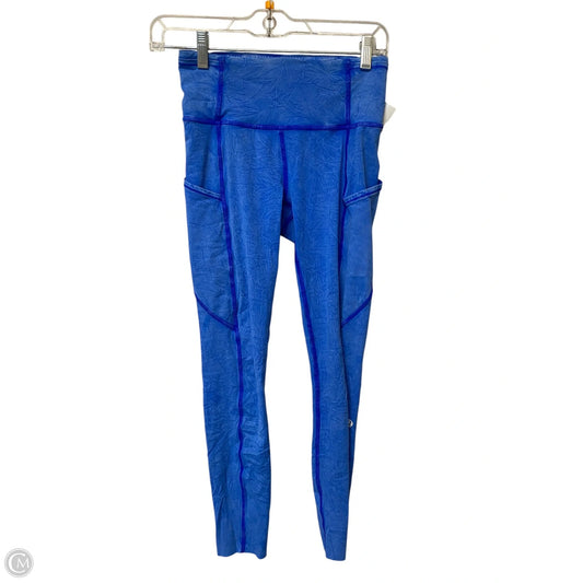 Athletic Pants By Lululemon In Blue, Size: 4