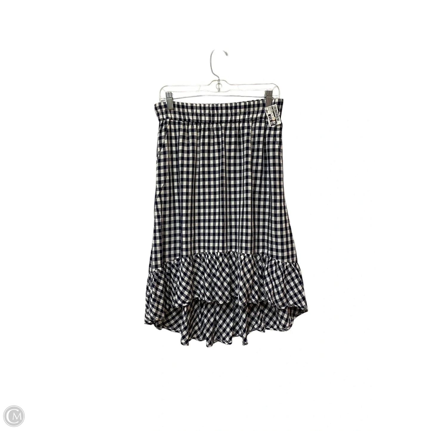 Skirt Midi By J. Crew In Checkered Pattern, Size: S