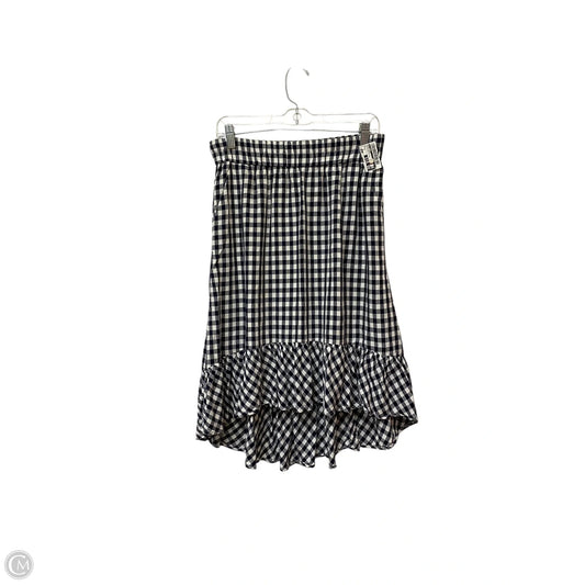 Skirt Midi By J. Crew In Checkered Pattern, Size: S