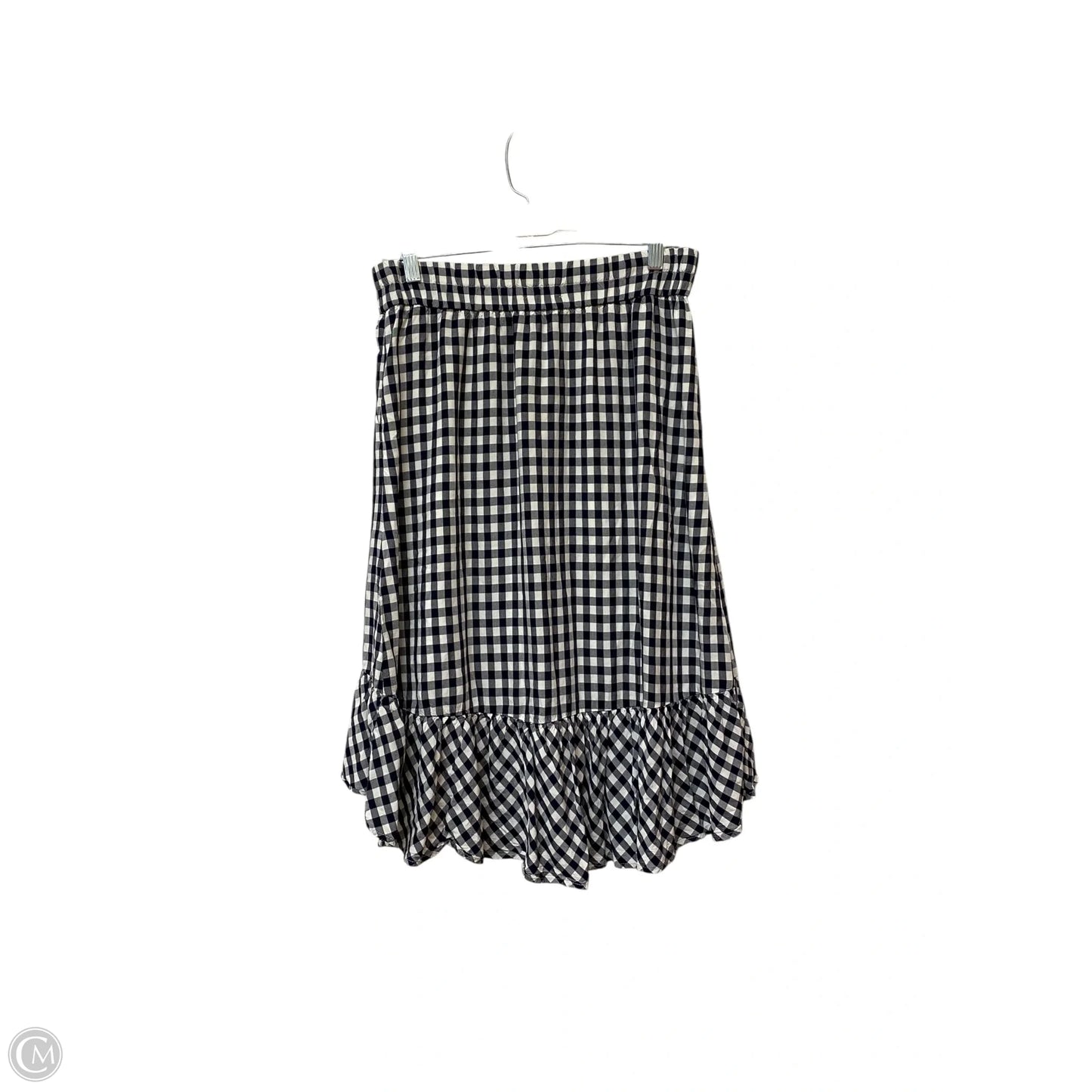 Skirt Midi By J. Crew In Checkered Pattern, Size: S
