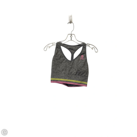 Athletic Bra By Clothes Mentor In Grey & Pink, Size: M
