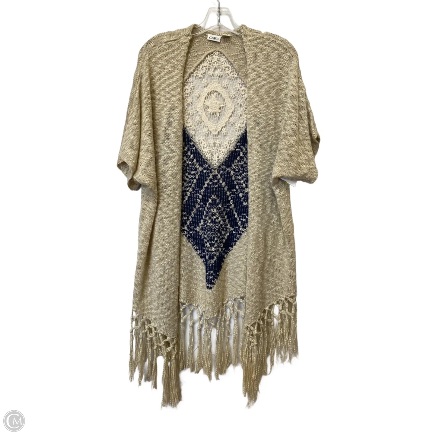 Cardigan By Cato In Tan, Size: M