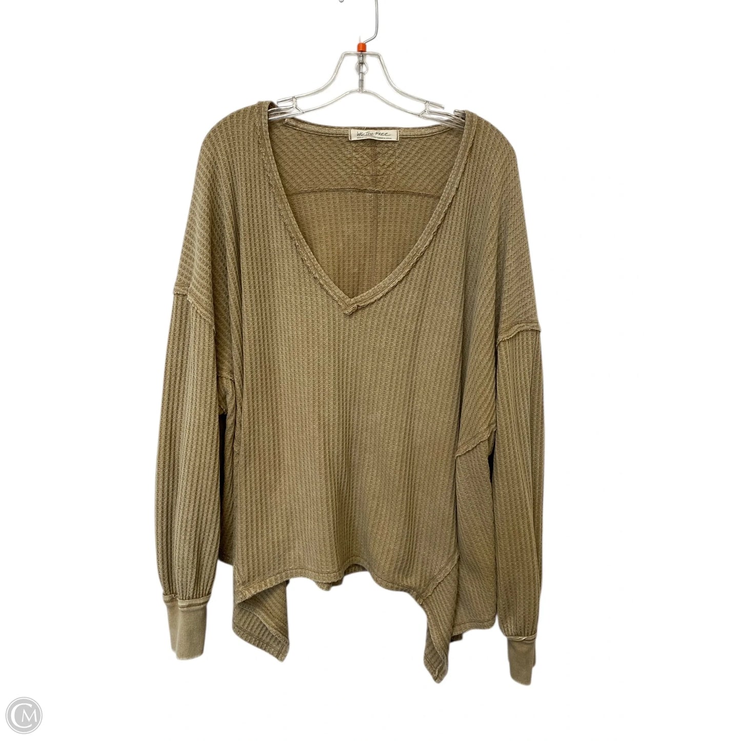 Top Long Sleeve By We The Free In Brown, Size: M