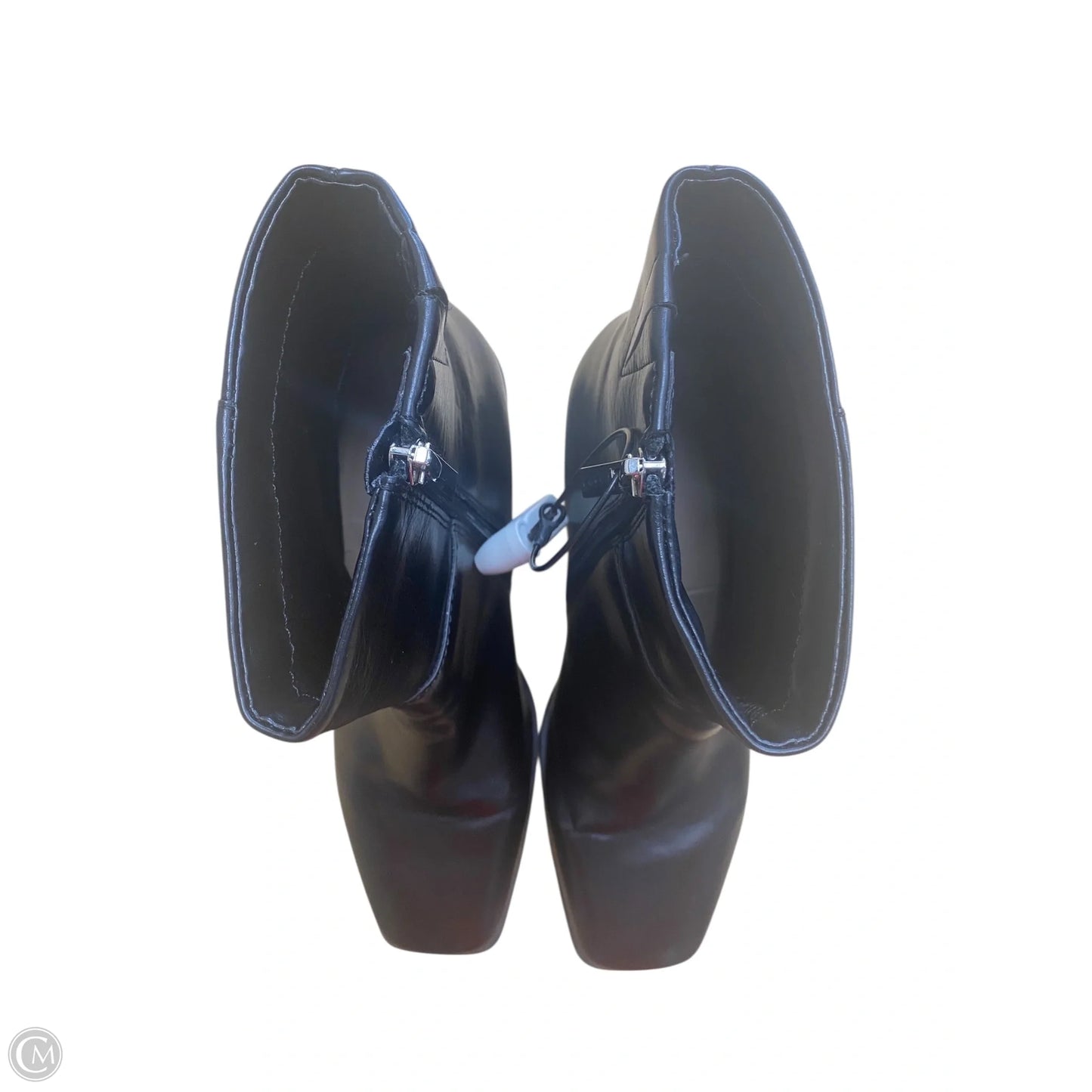 Boots Ankle Heels By The Drop In Black, Size: 7.5