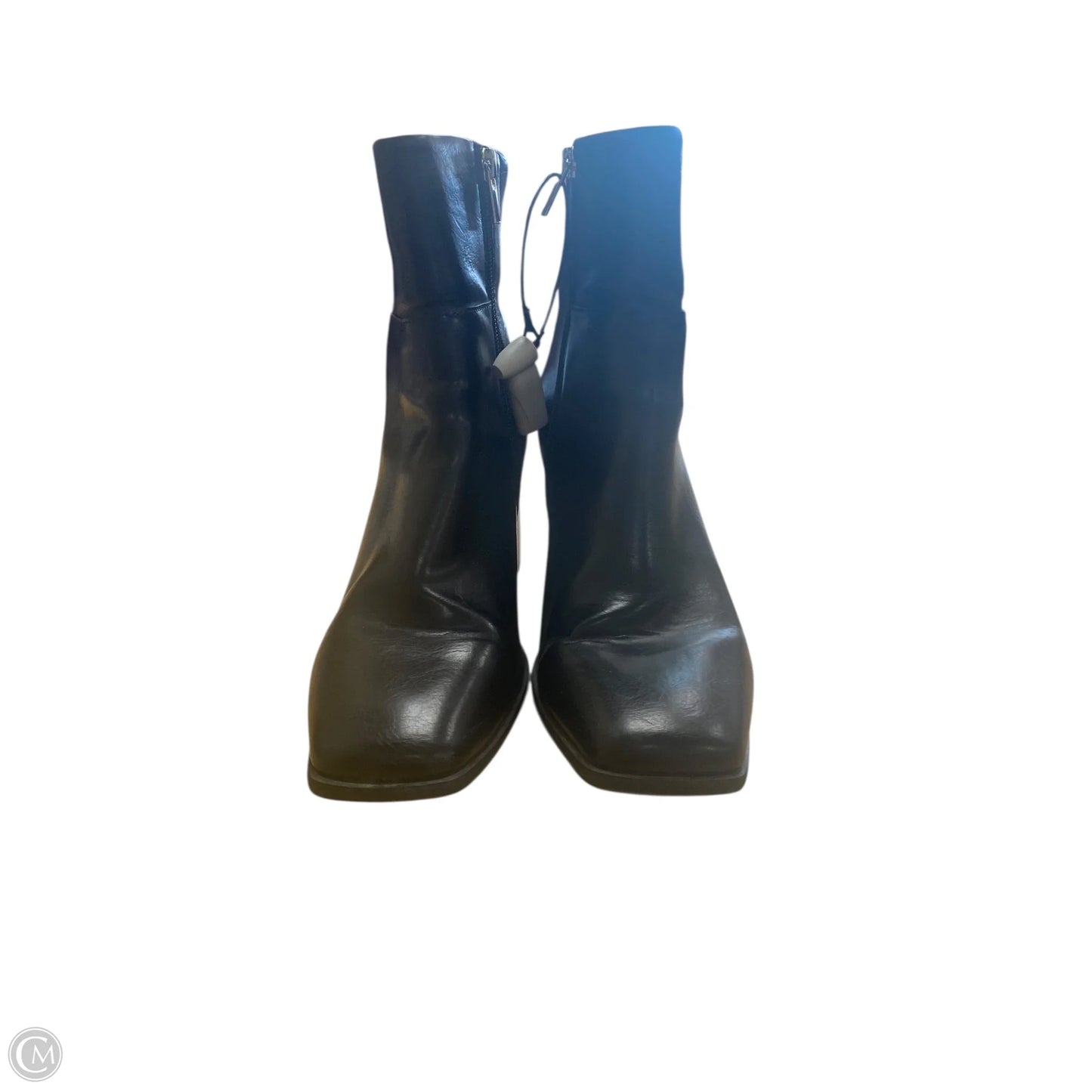 Boots Ankle Heels By The Drop In Black, Size: 7.5