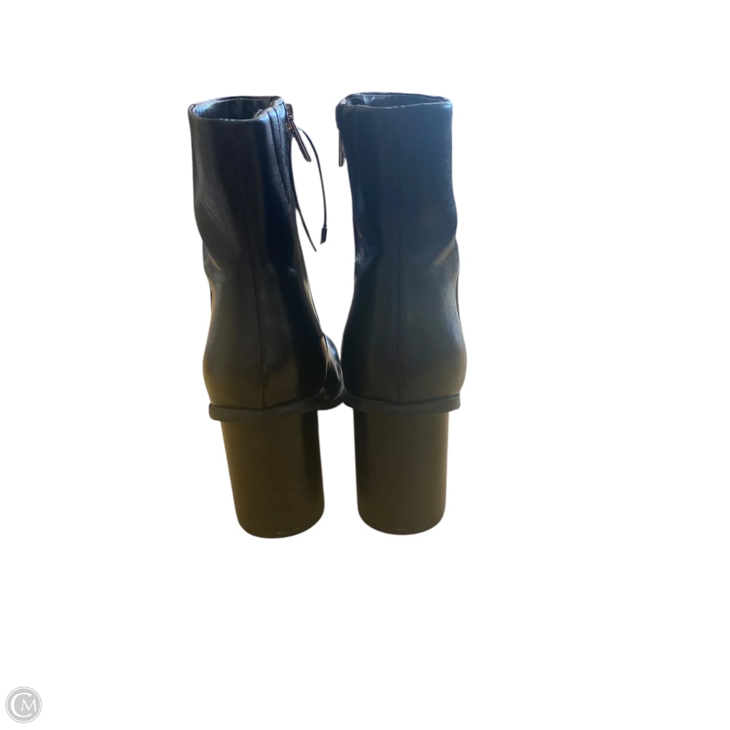 Boots Ankle Heels By The Drop In Black, Size: 7.5