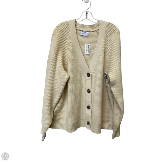 Cardigan By Old Navy In Cream, Size: Xxl