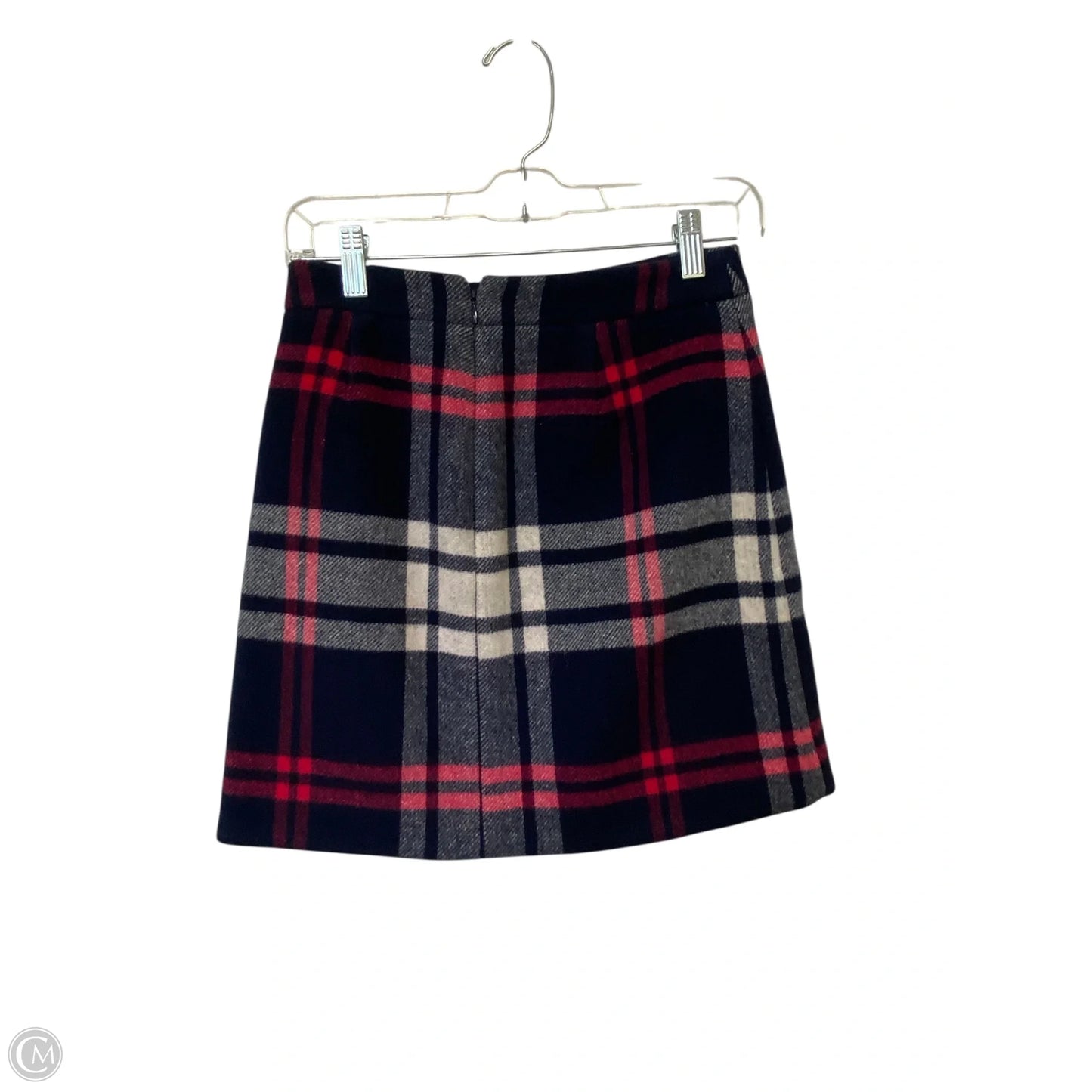 Skirt Mini & Short By J. Crew In Plaid Pattern, Size: 0