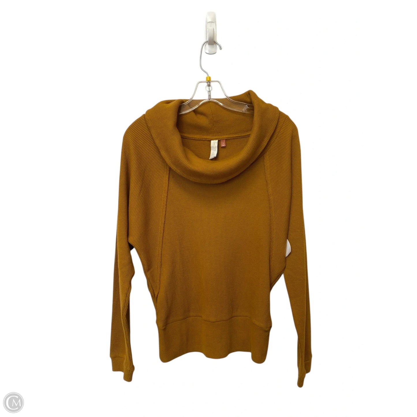 Top Long Sleeve By Pilcro In Orange, Size: S