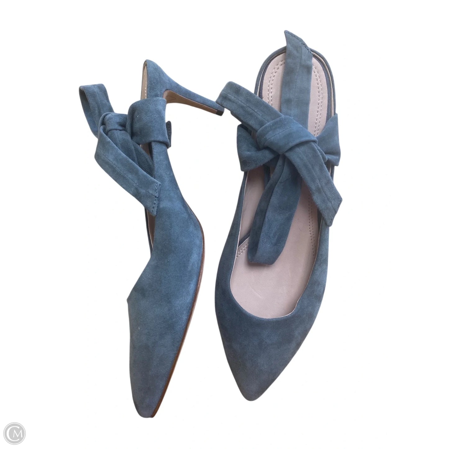 Shoes Heels Kitten By Clothes Mentor In Grey, Size: 8