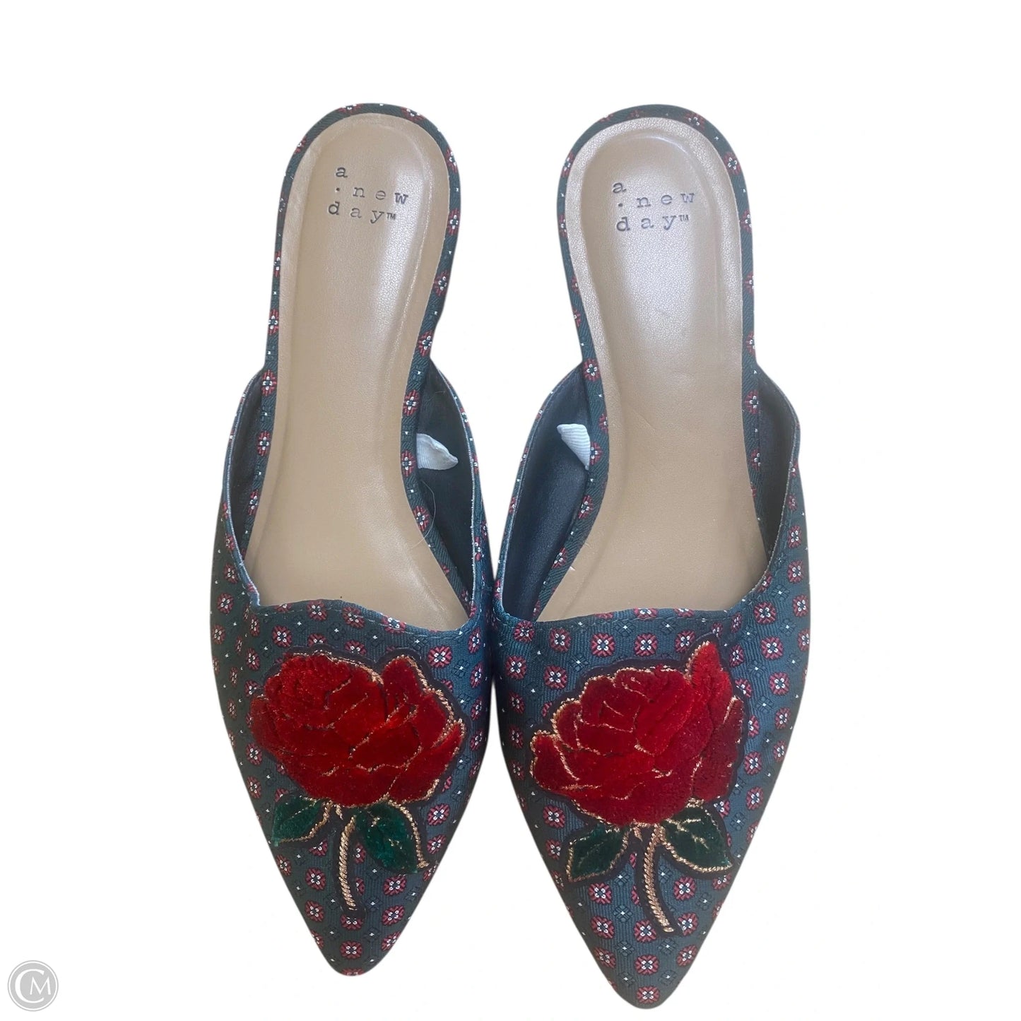Shoes Flats By A New Day In Green & Red, Size: 10
