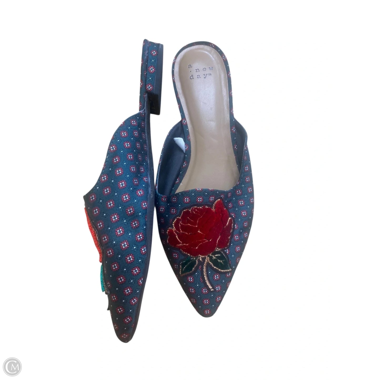 Shoes Flats By A New Day In Green & Red, Size: 10