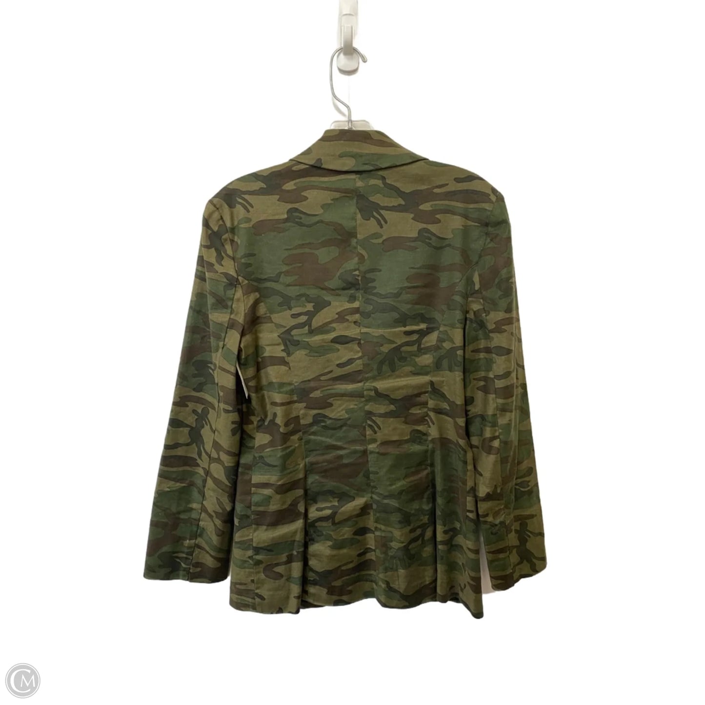 Blazer By Level 99 In Camouflage Print, Size: S