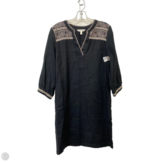Dress Casual Midi By Garnet Hill In Black, Size: S