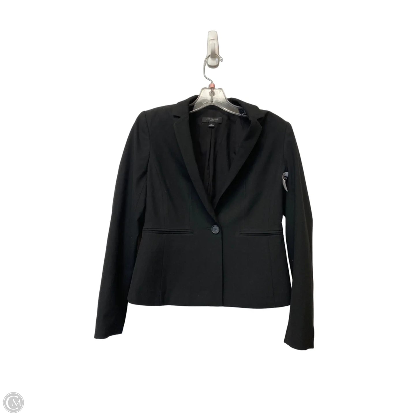 Blazer By Ann Taylor In Black, Size: 0p