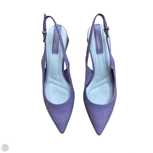 Shoes Heels Block By Franco Sarto In Purple, Size: 10