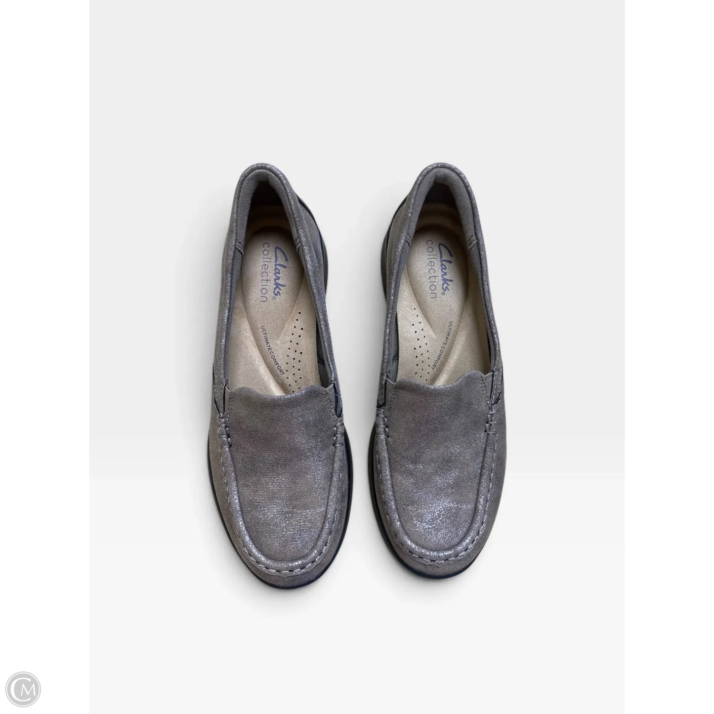 Shoes Flats By Clarks In Brown, Size: 7