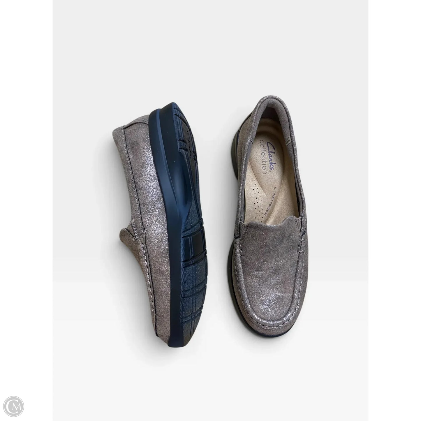 Shoes Flats By Clarks In Brown, Size: 7