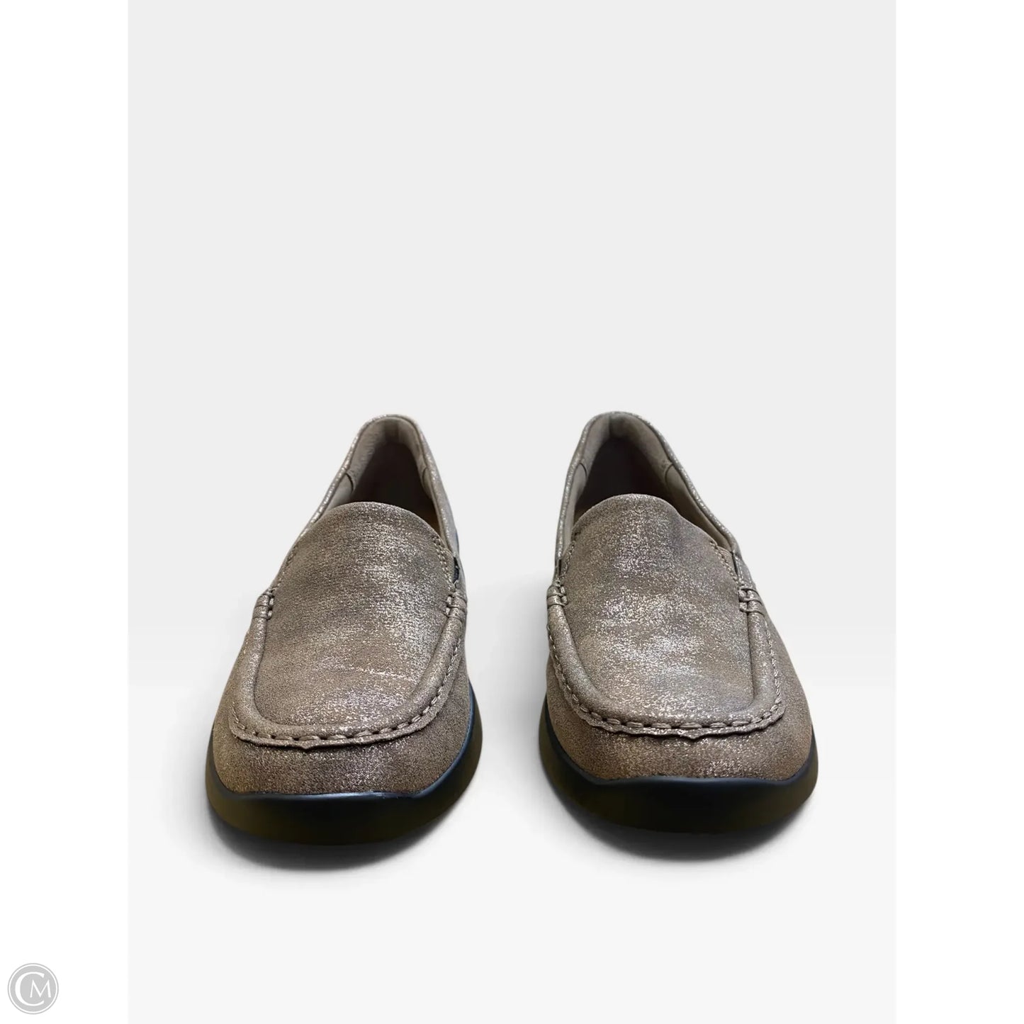 Shoes Flats By Clarks In Brown, Size: 7
