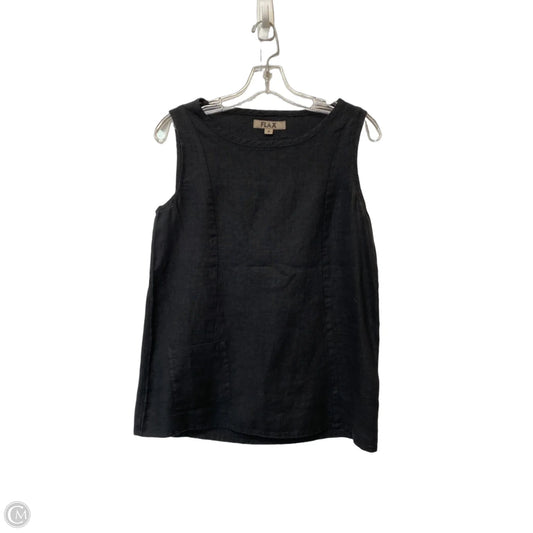 Top Sleeveless By Flax In Black, Size: Mp