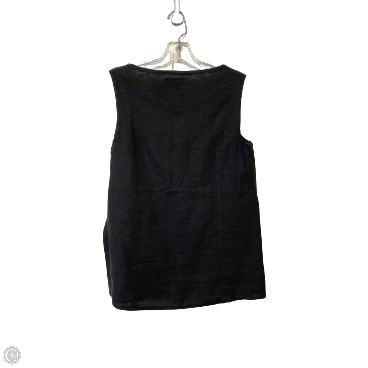 Top Sleeveless By Flax In Black, Size: Mp