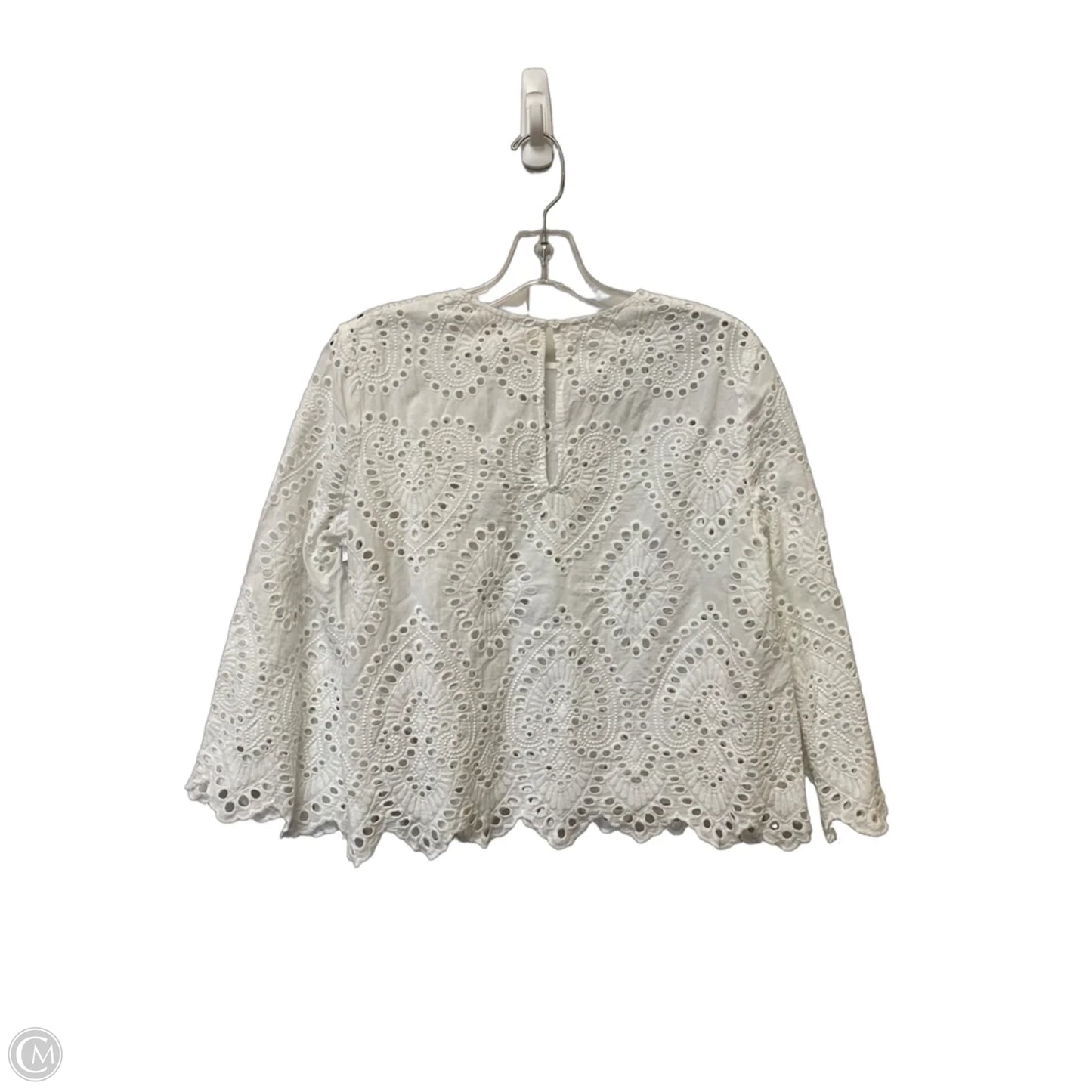 Top Long Sleeve By Wayf In White, Size: M
