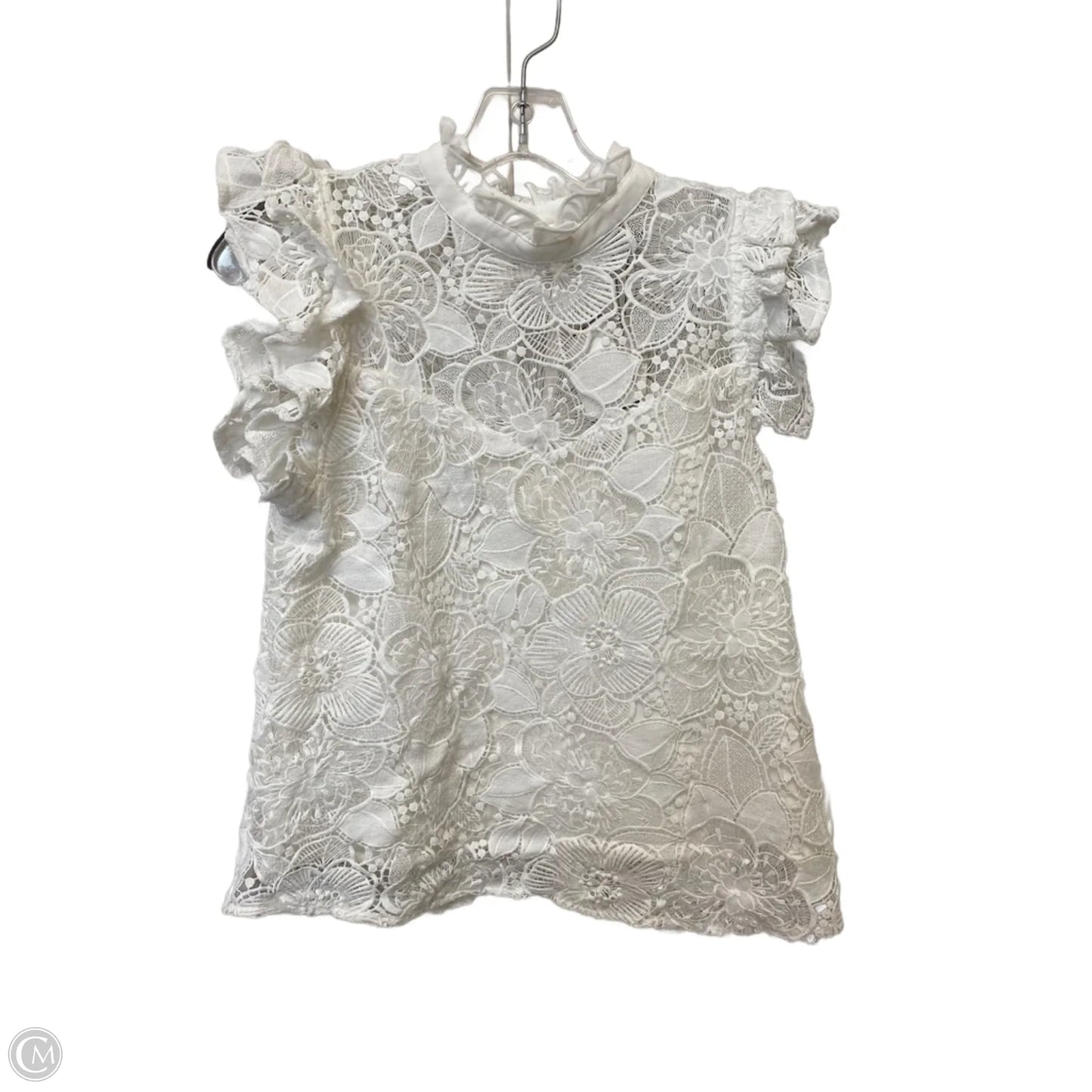 Top Sleeveless By Strut & Bolt In White, Size: S