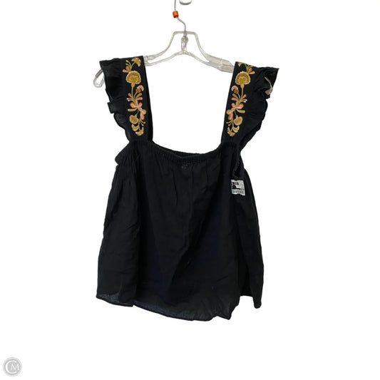 Top Short Sleeve By Madewell In Black, Size: Xl