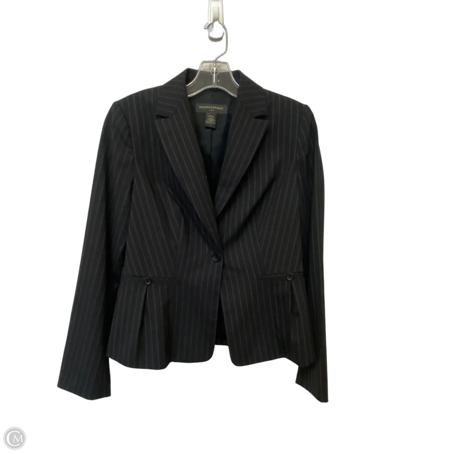 Blazer By Banana Republic In Striped Pattern, Size: 2