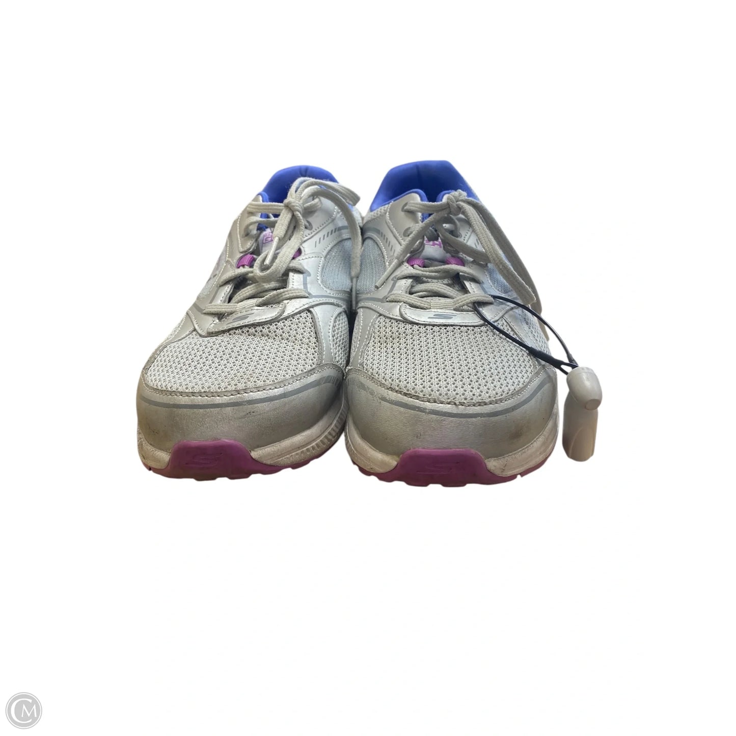 Shoes Athletic By Skechers In Grey, Size: 10