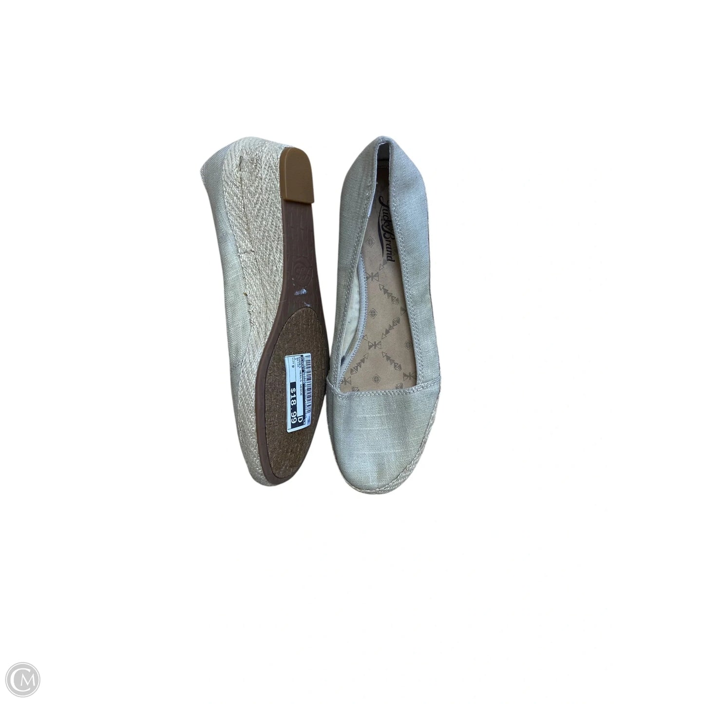 Shoes Heels Wedge By Lucky Brand In Beige, Size: 9