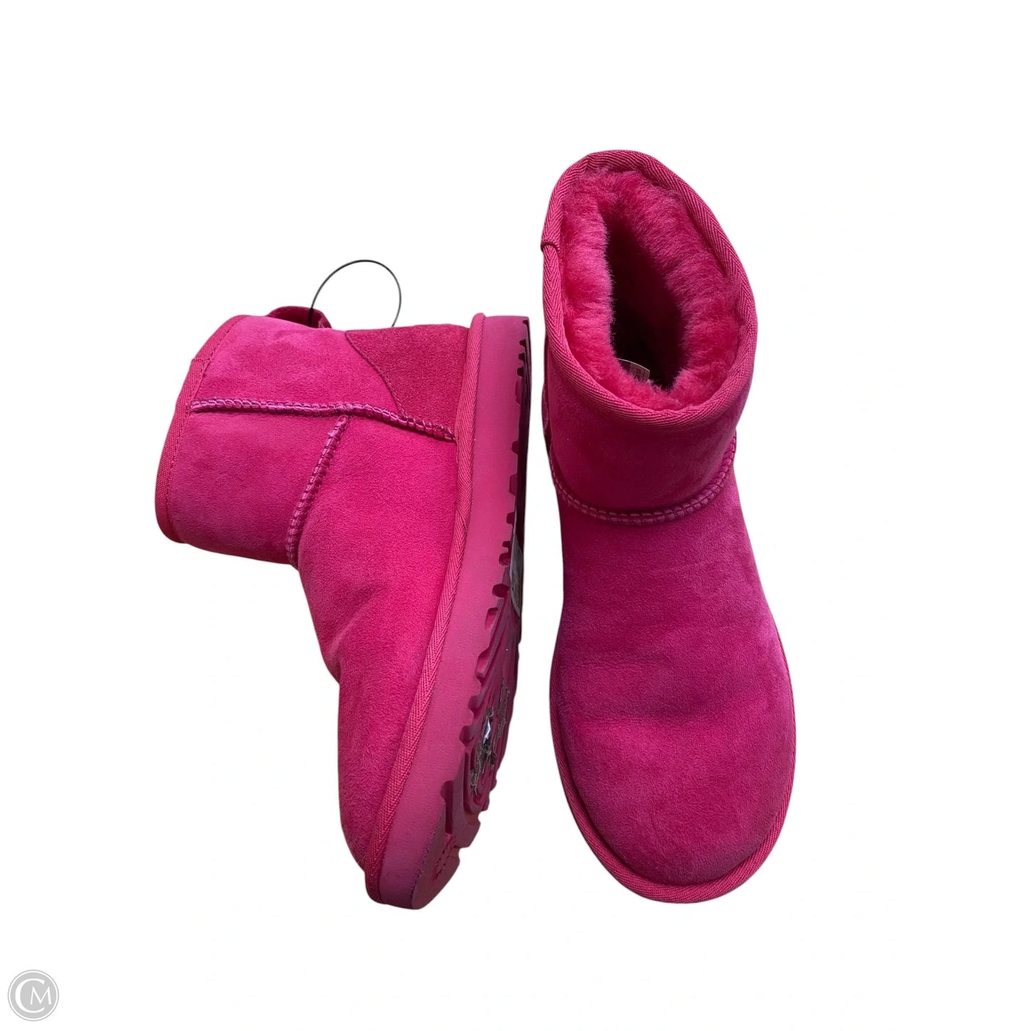 Boots Designer By Ugg In Pink, Size: 7