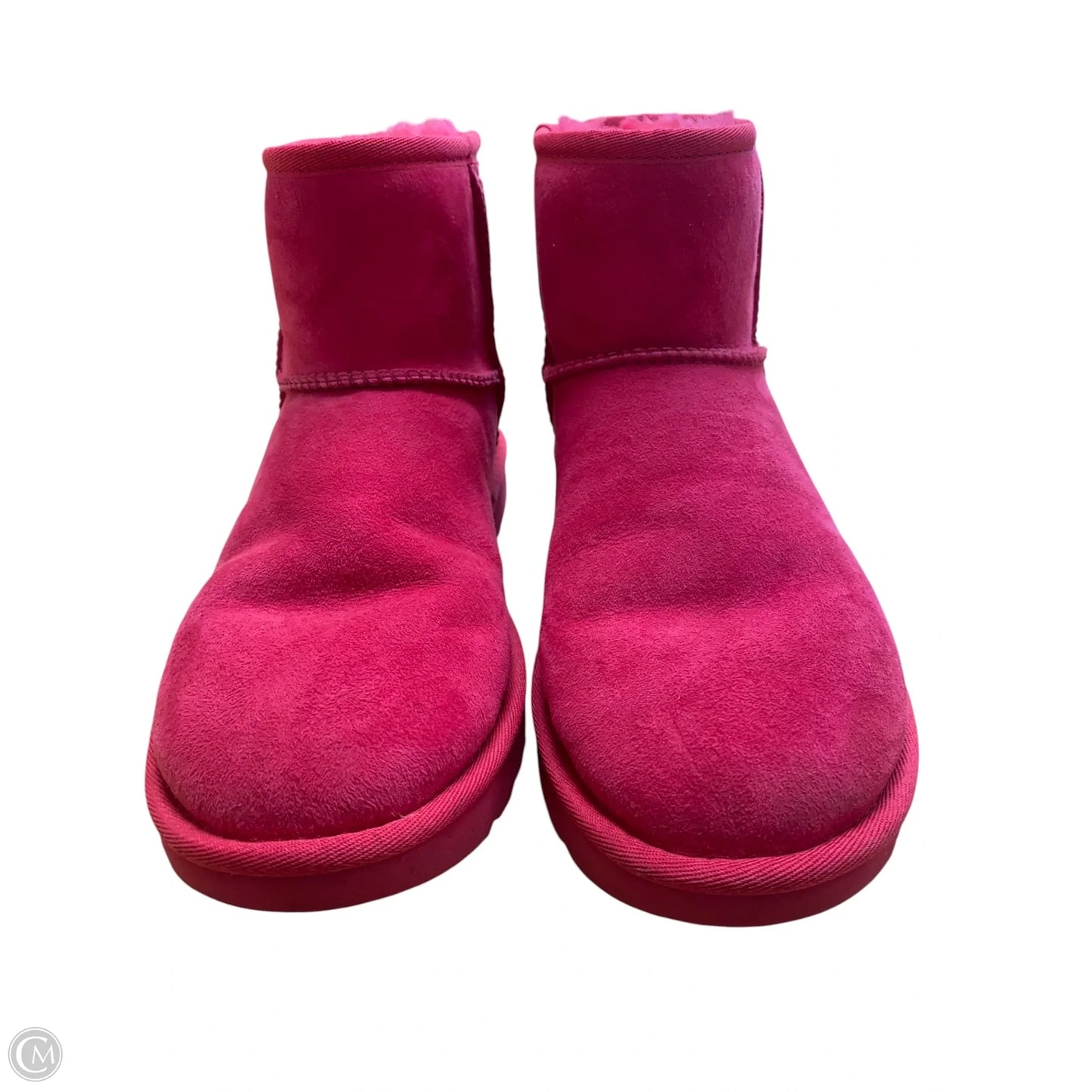 Boots Designer By Ugg In Pink, Size: 7