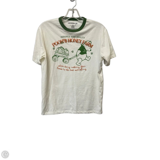 Top Short Sleeve By Modern Lux In White, Size: Xxs