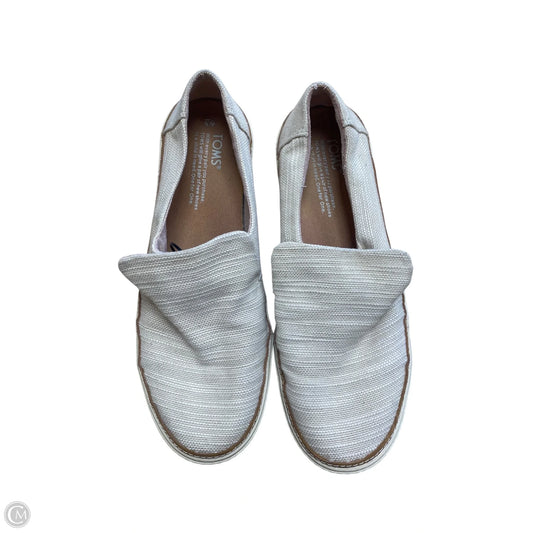 Shoes Flats By Toms In Beige, Size: 8