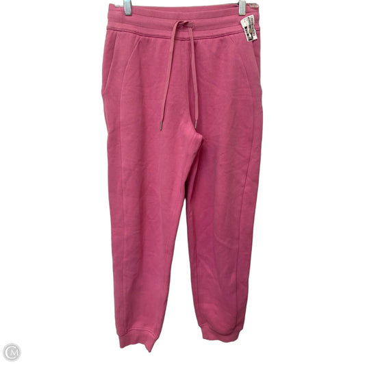 Athletic Pants By Lululemon In Pink, Size: 8