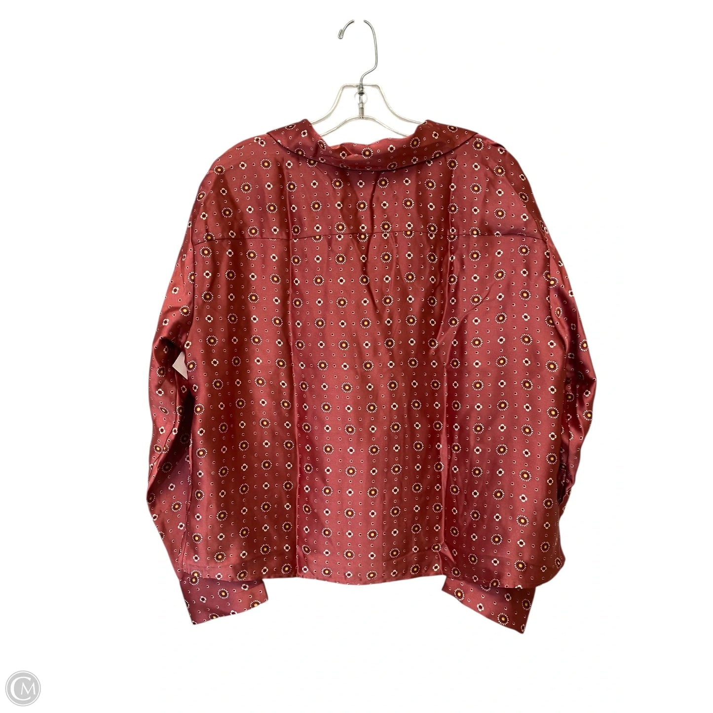 Top Long Sleeve By Loft In Multi-colored, Size: M