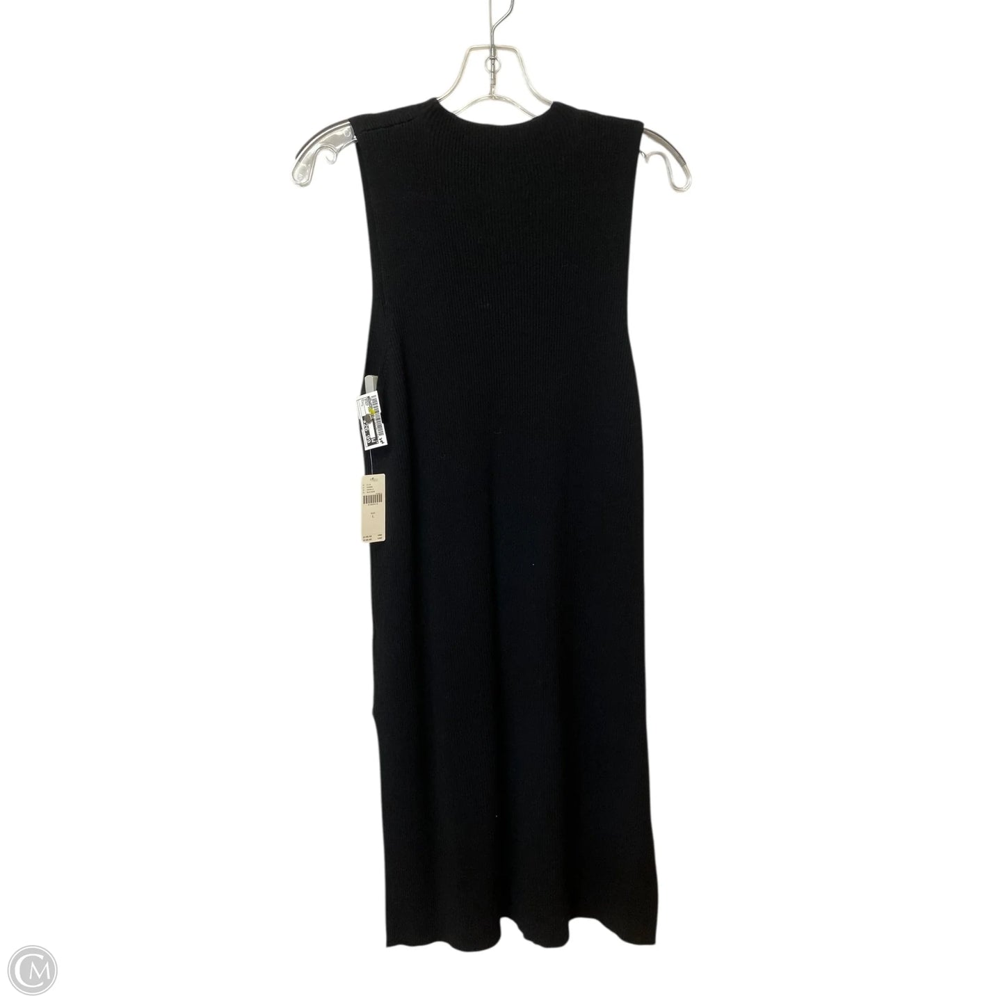 Dress Party Midi By Anthropologie In Black, Size: L