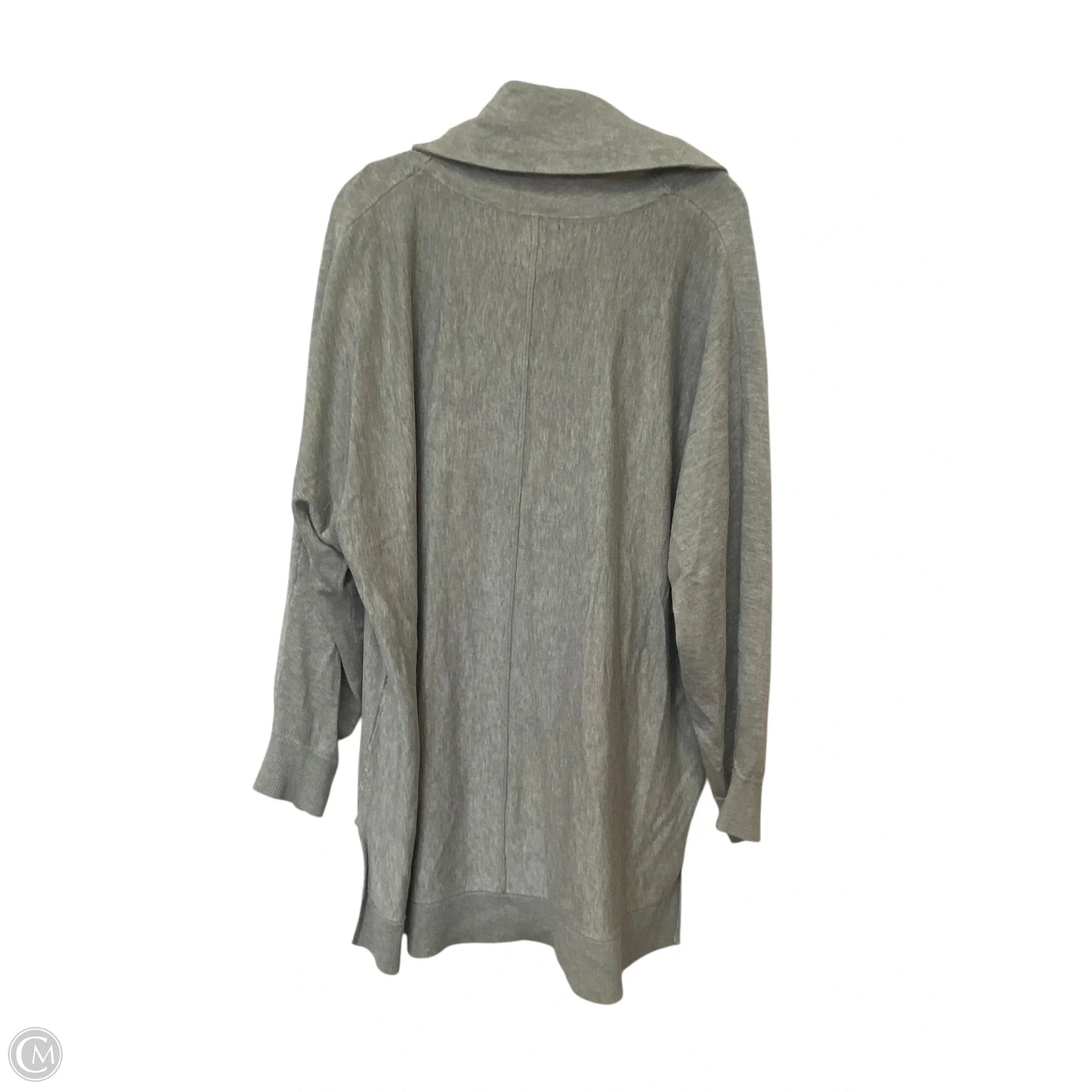 Top Long Sleeve By Chelsea And Theodore In Grey, Size: 3x