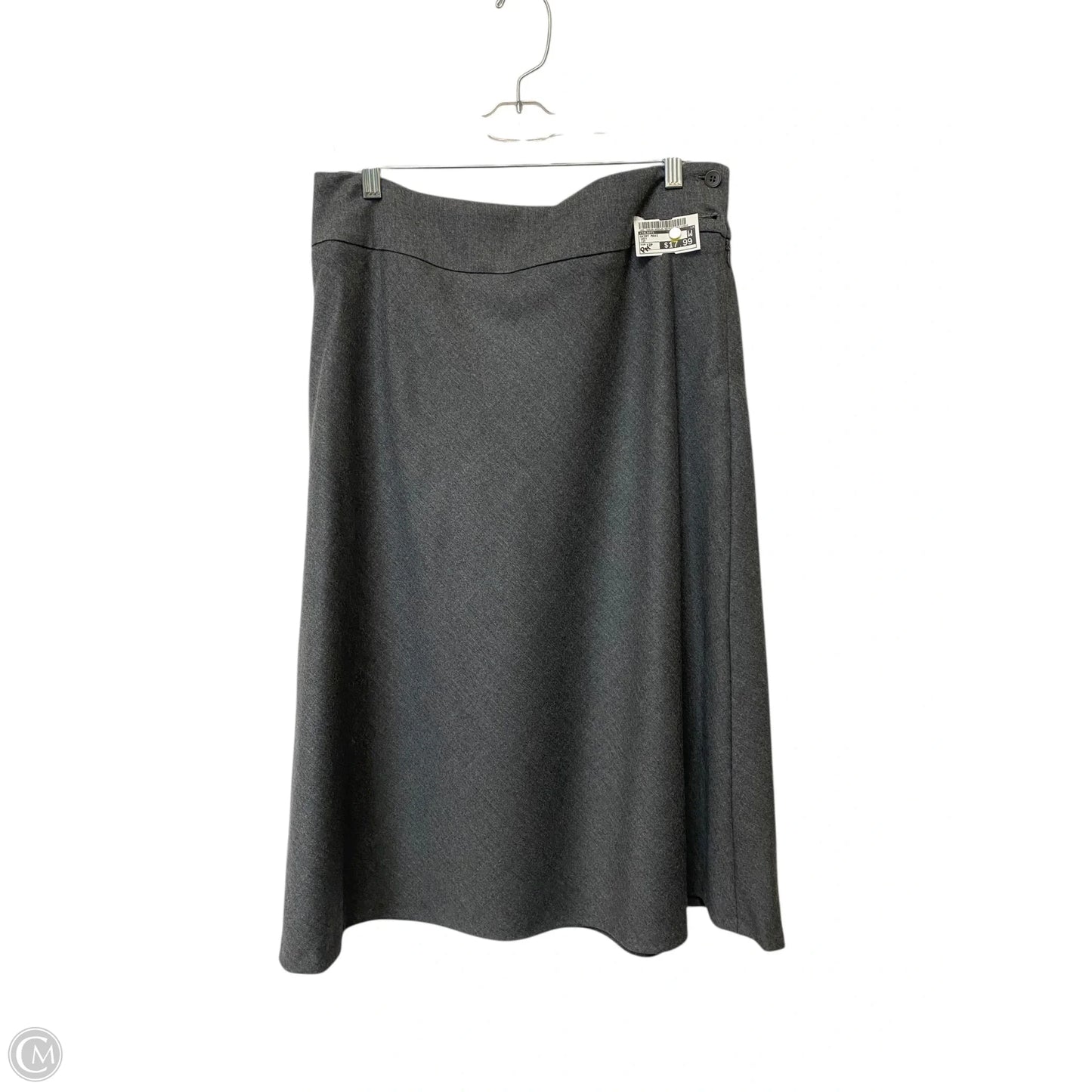Skirt Maxi By Talbots In Grey, Size: 12p