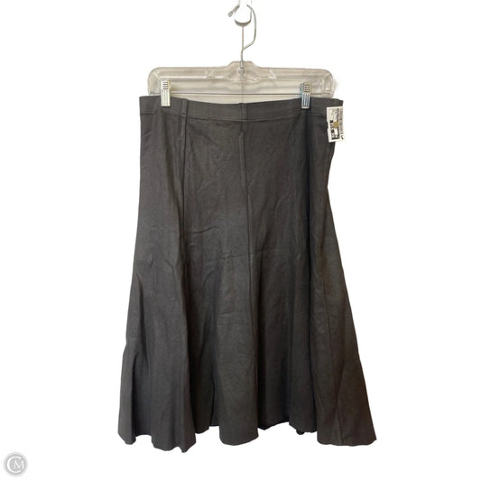 Skirt Maxi By Three Dots In Black, Size: Xl