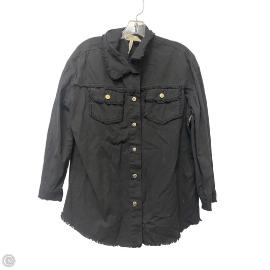 Jacket Denim By Cmc In Black, Size: S