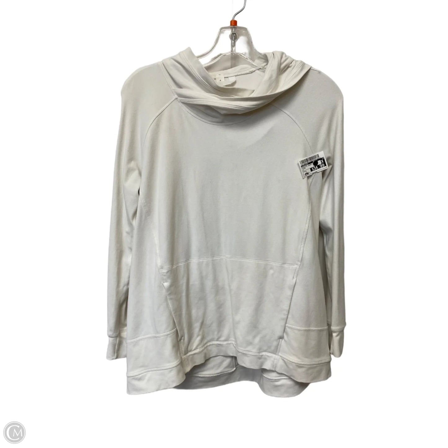 Athletic Jacket By Lululemon In Cream, Size: 4