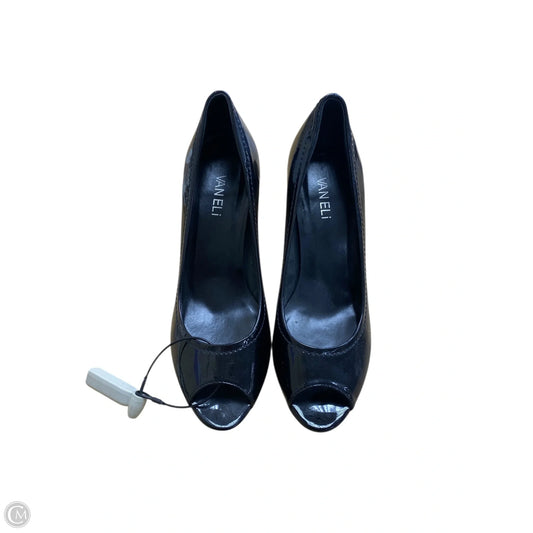 Shoes Heels Wedge By Vaneli In Black, Size: 8