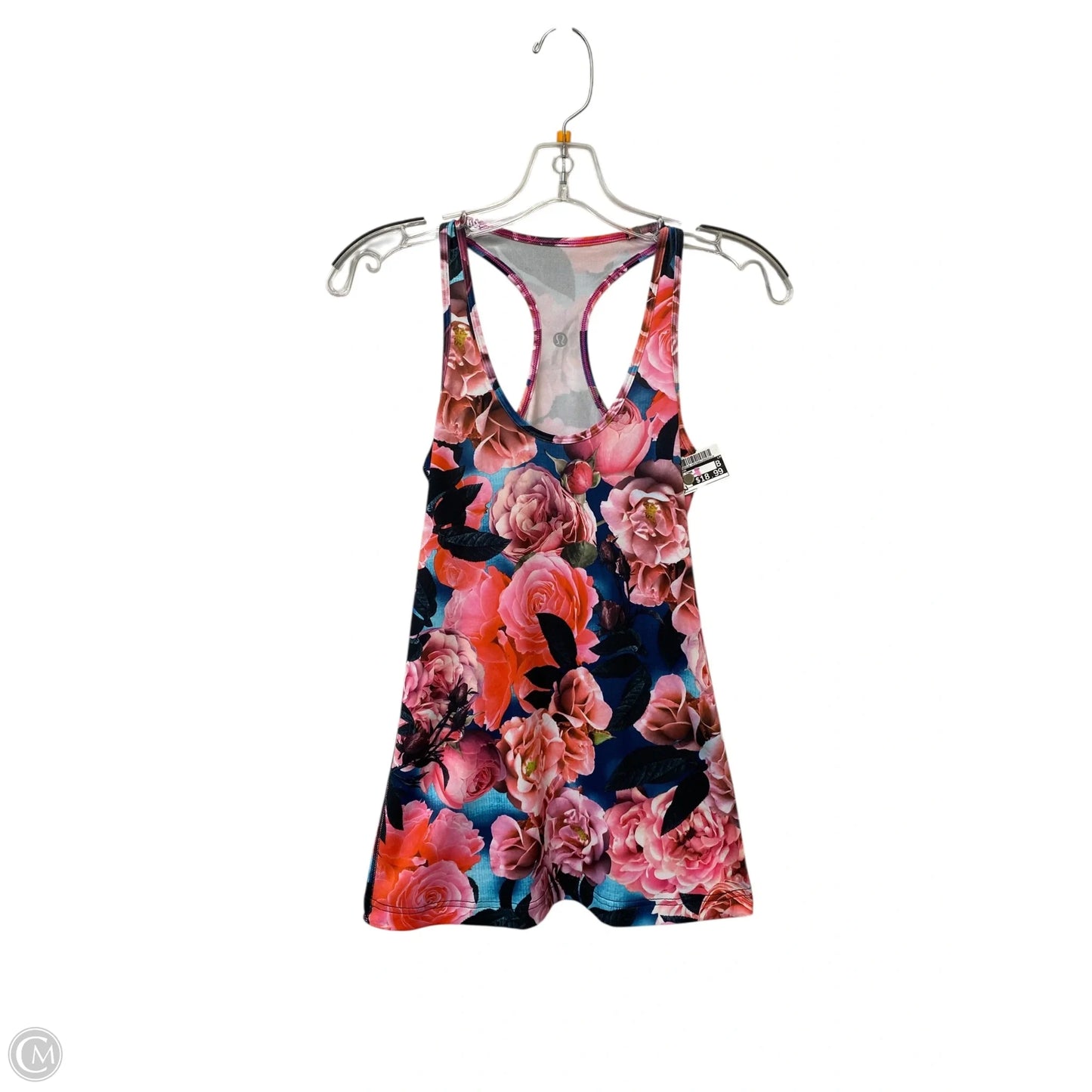 Athletic Tank Top By Lululemon In Floral Print, Size: 2