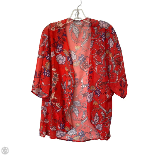 Shawl By Clothes Mentor In Red, Size: S