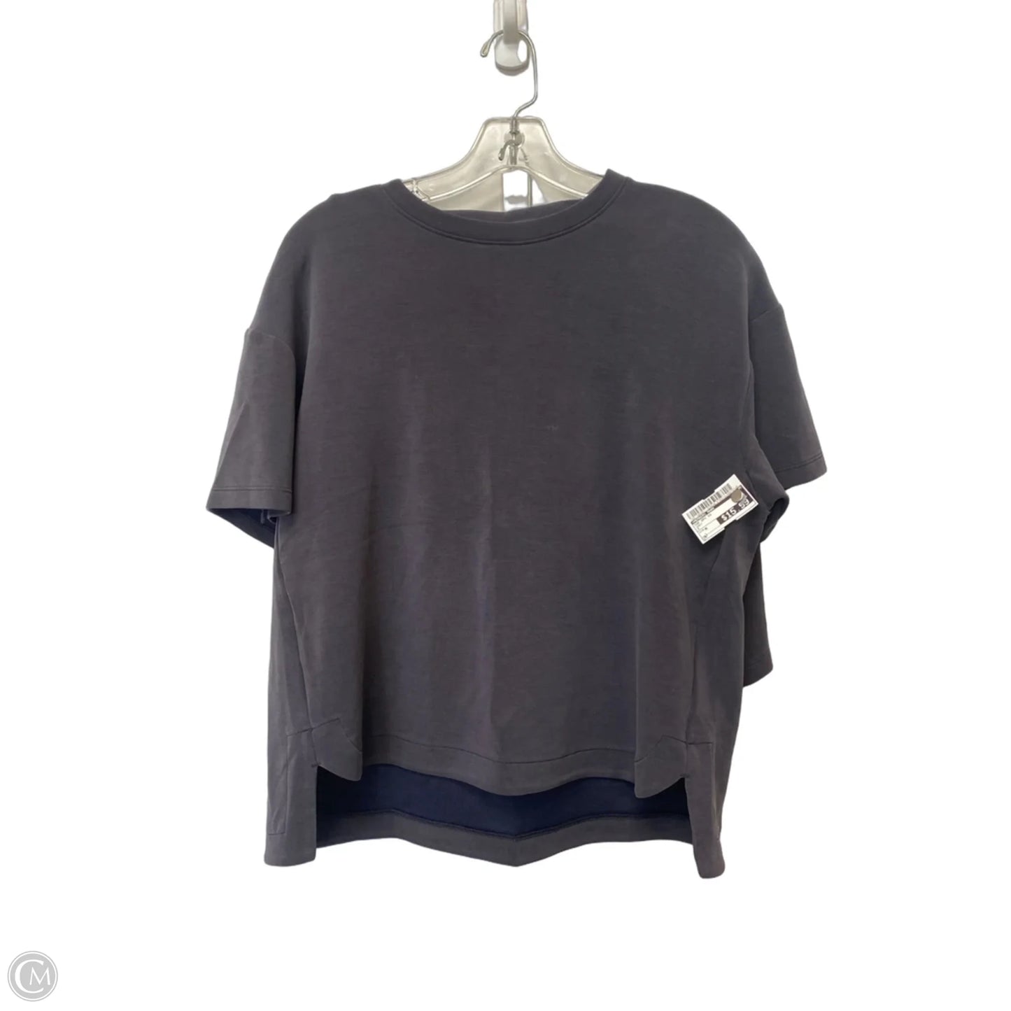 Top 2pc Short Sleeve By Members Mark In Grey, Size: M